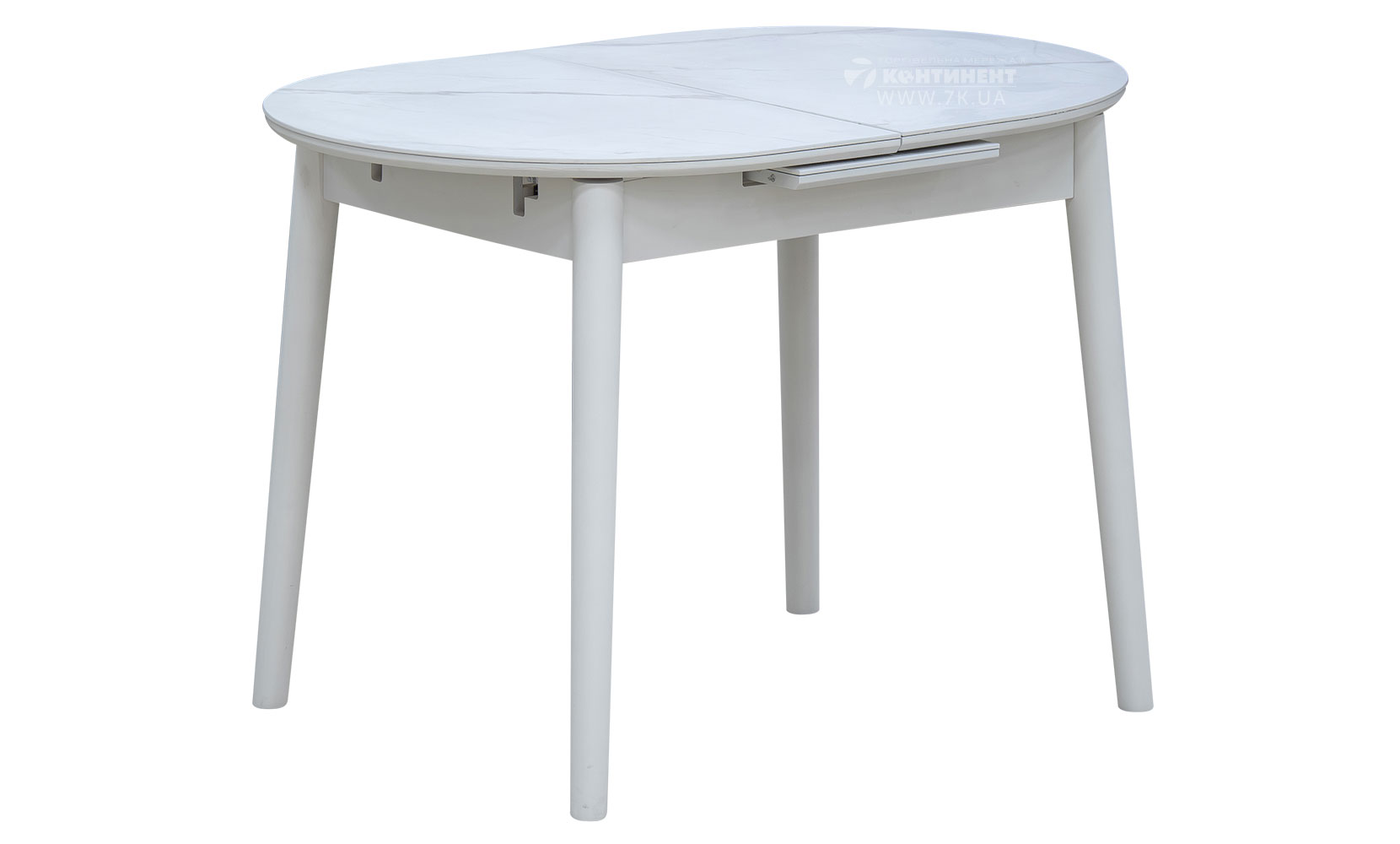 Кухонний стіл Тітан XS-1309 білий/керам мрамор - фото 1 Кухонний стіл Тітан XS-1309 білий/керам мрамор - фото 1