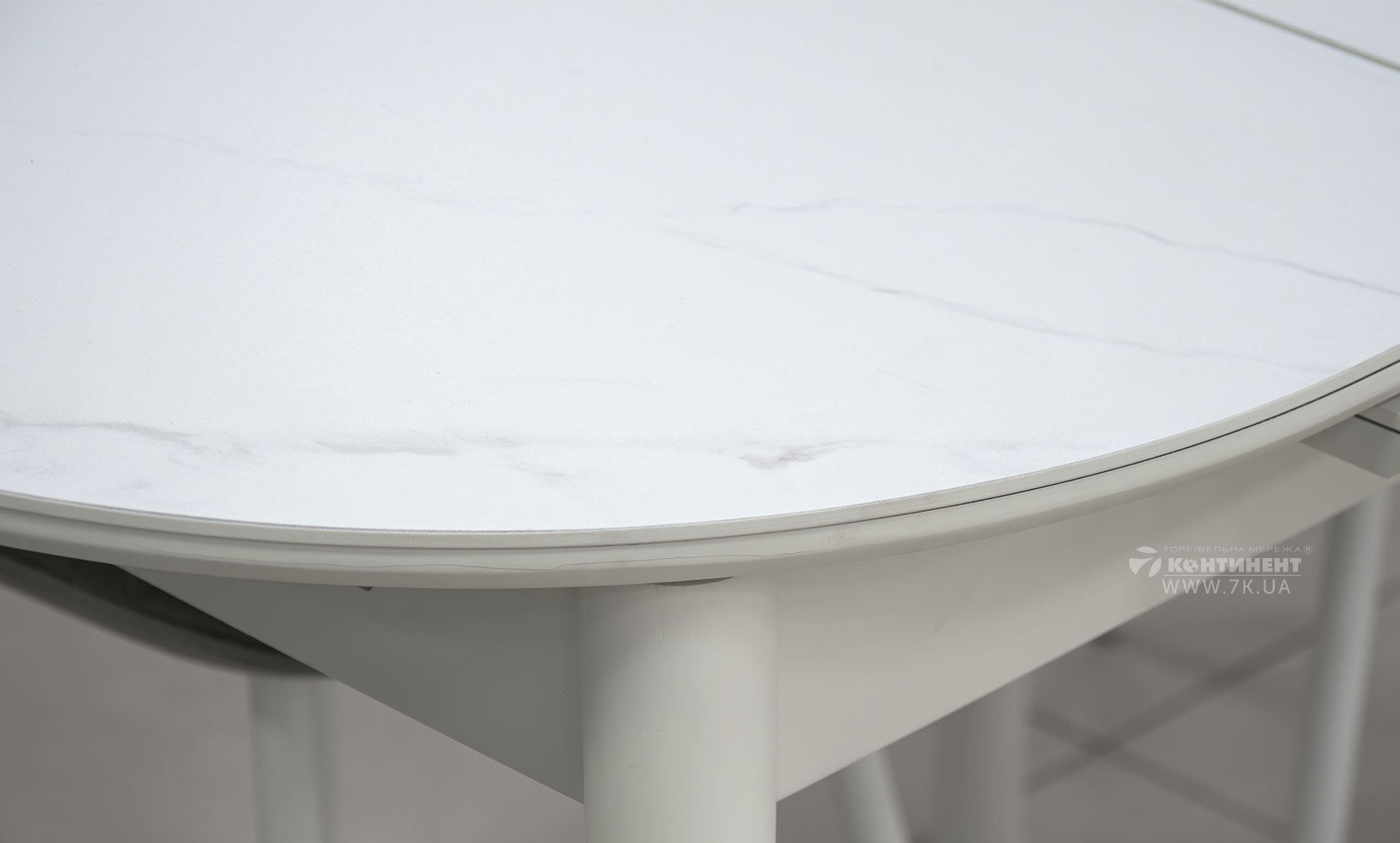Кухонний стіл Тітан XS-1309 білий/керам мрамор - фото 6 Кухонний стіл Тітан XS-1309 білий/керам мрамор - фото 6