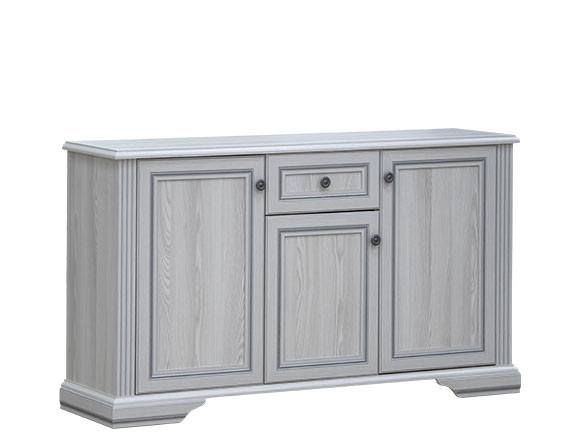 Комод Вайт комод 3D1S сосна срібна Комод Вайт комод 3D1S сосна срібна