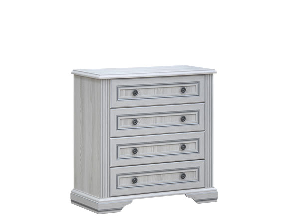 Комод Вайт комод 4S/90 сосна срібна Комод Вайт комод 4S/90 сосна срібна