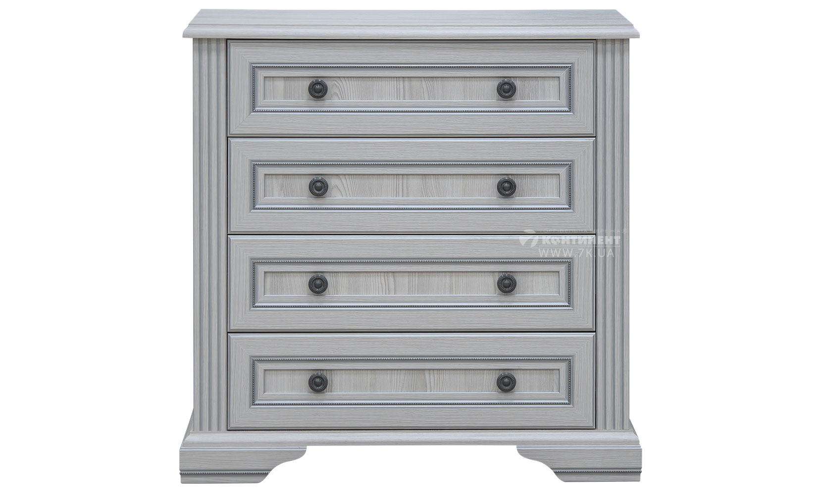 Комод Вайт комод 4S/90 сосна срібна - фото 2