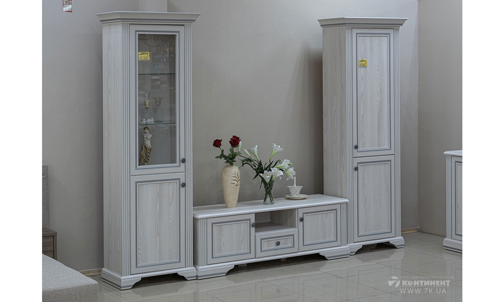 Тумба ТВ Вайт ТВ тумба 160 сосна срібна - фото 4 Тумба ТВ Вайт ТВ тумба 160 сосна срібна - фото 4