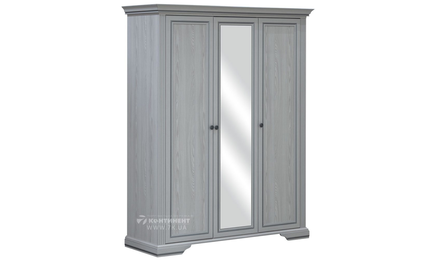 Шафа у спальню Вайт шафа 3D(2S) сосна срібна - фото 2