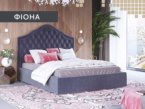 Фіона 160*200 з підйом.механізмом, б/м в тканині 1кат