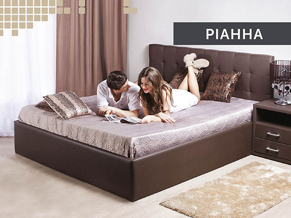 Ріанна 160*200 з підйом.механізмом, б/м в тканині 1кат