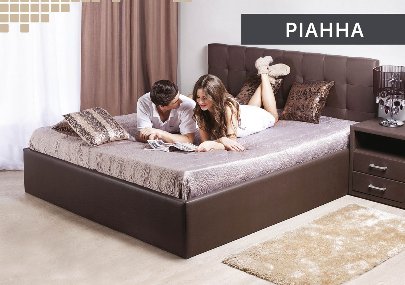 М'які ліжка Ріанна 160*200 з підйом.механізмом, б/м в тканині 1кат - фото 1 М'які ліжка Ріанна 160*200 з підйом.механізмом, б/м в тканині 1кат - фото 1