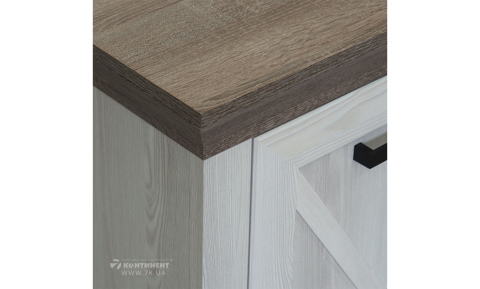 Комод Марсель  комод KOM 4S ясен сніжний/дуб сонома трюфель - фото 4