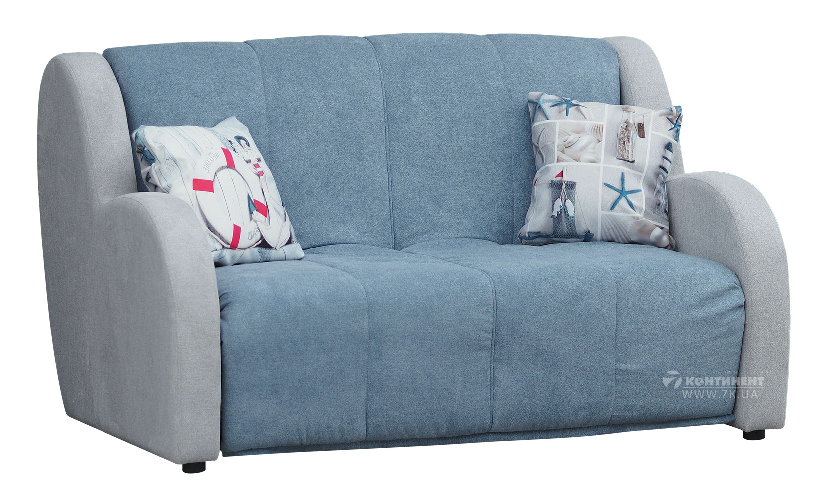 Прямий диван Делі 1,2 з коробом в тканині 0 категорії - фото 1