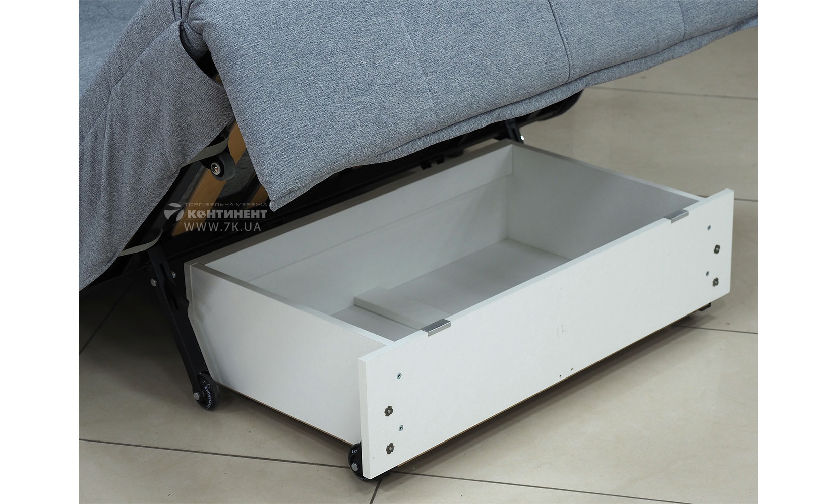 Прямий диван Делі 1,2 з коробом в тканині 0 категорії - фото 6