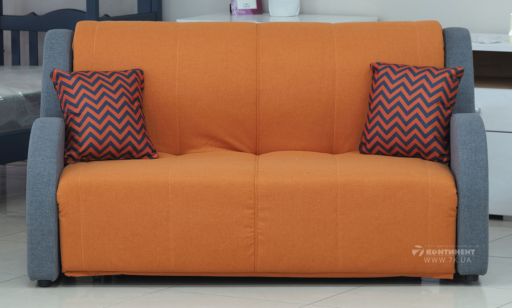 Прямий диван Делі 1,4 з коробом в тканині 0 категорії - фото 4