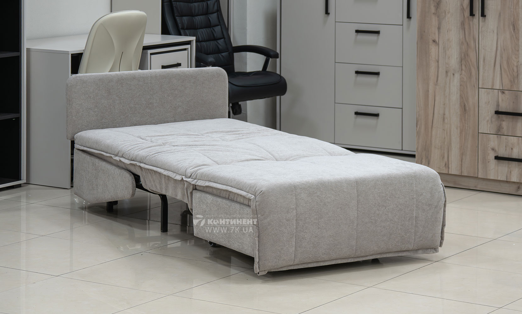 Прямий диван Мальта NEW 0,9 з коробом в тканині 0 категорії - фото 4