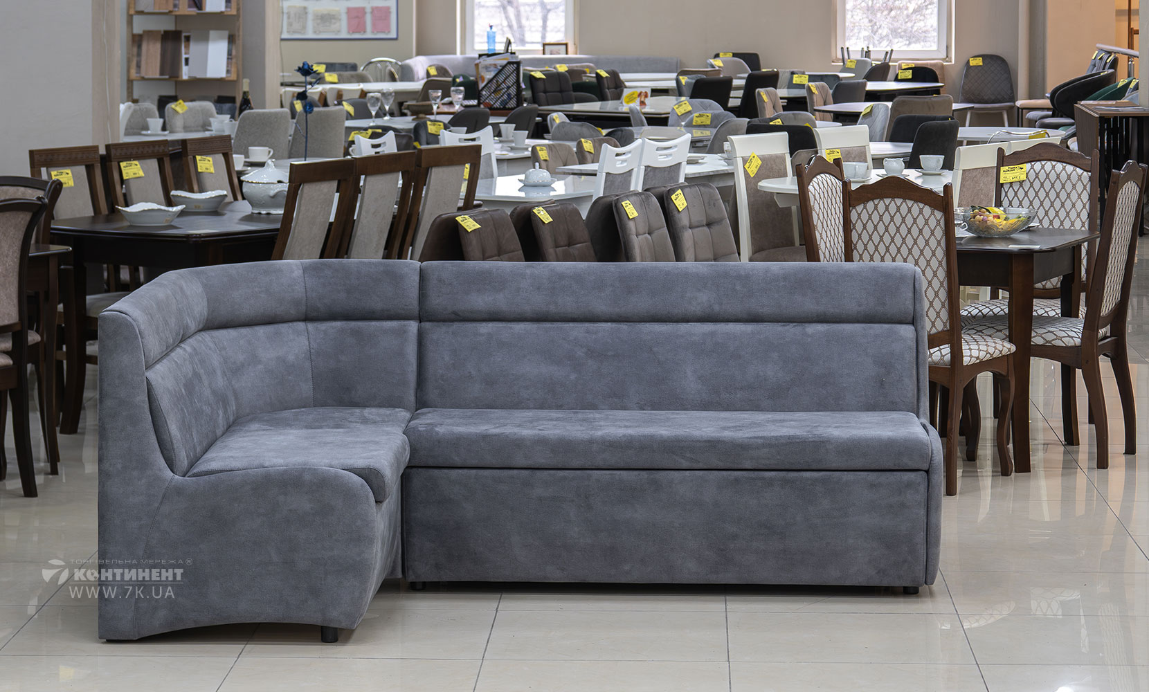 Кухонний куток Кухонний кут (спальне місце) ЛВ(7) palladium 16 grey - фото 2