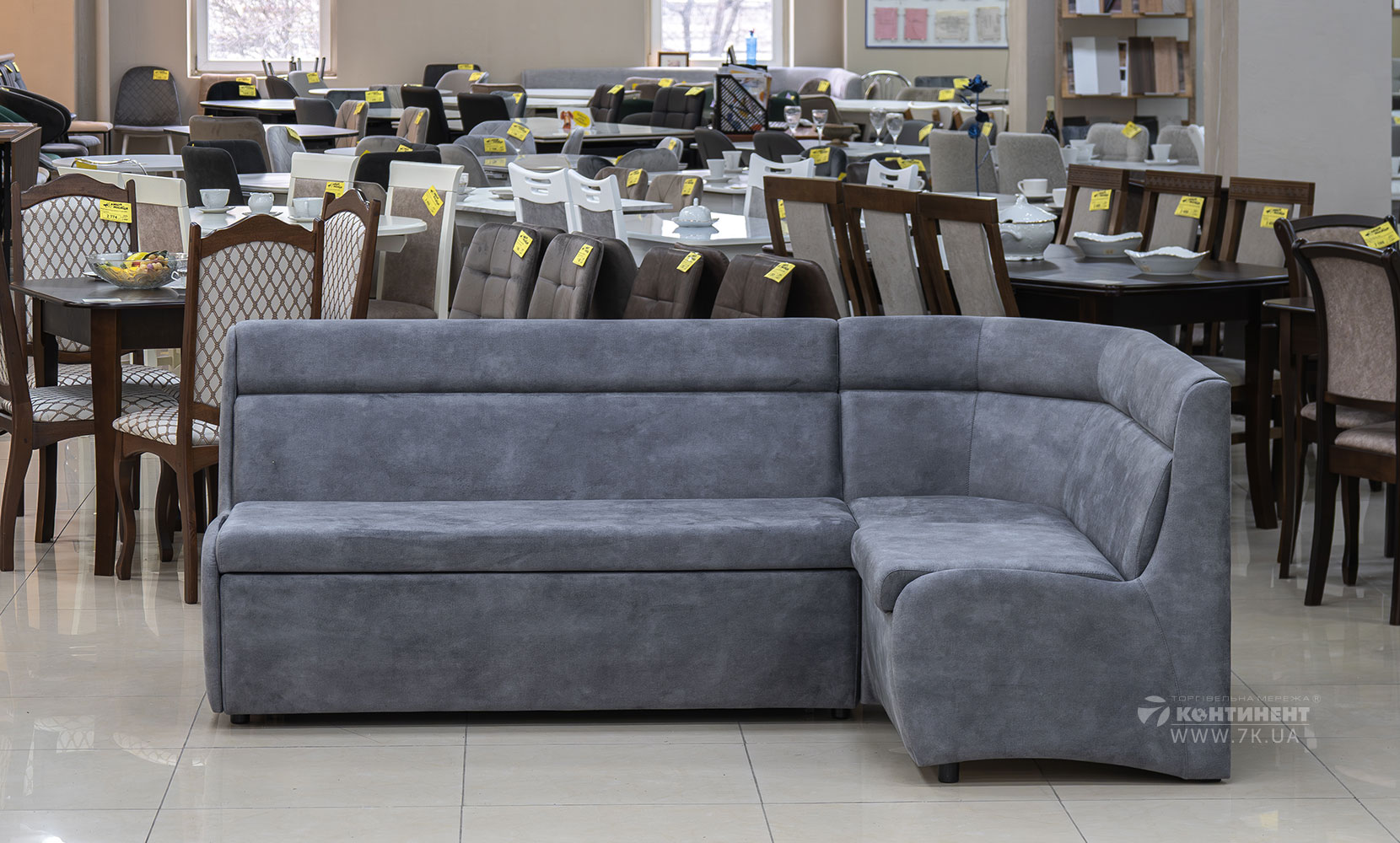 Кухонний куток Кухонний кут (спальне місце) ПР(Г) palladium 16 grey - фото 2