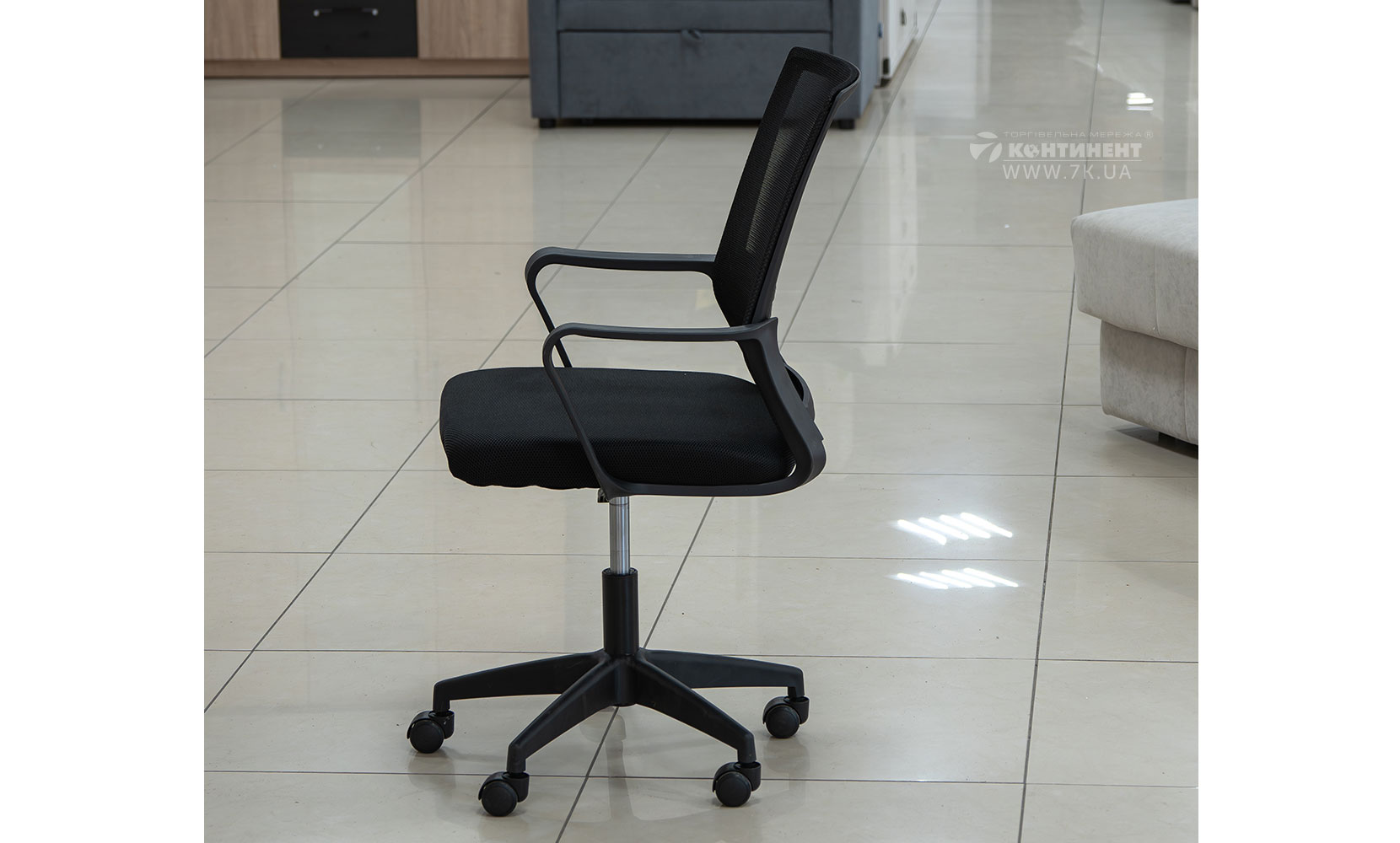 Офісне крісло Стілець офісний Веб чорний - фото 5