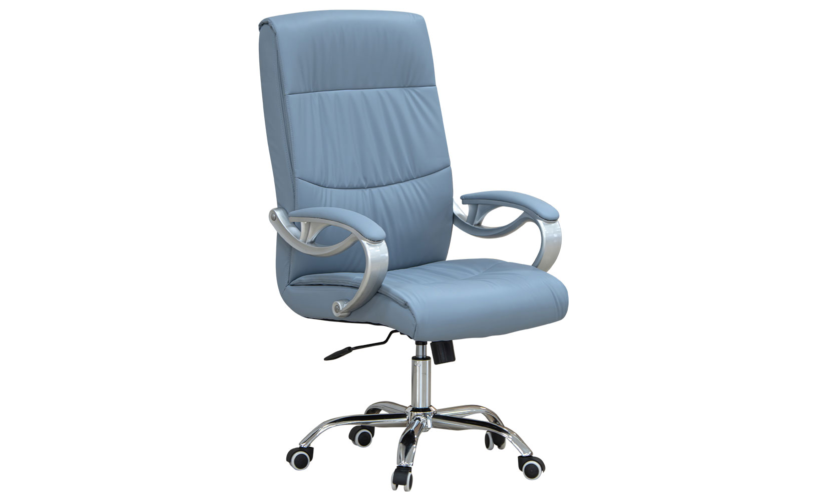 Офісне крісло Стілець офісний Ентер сіро-блакитний - фото 1