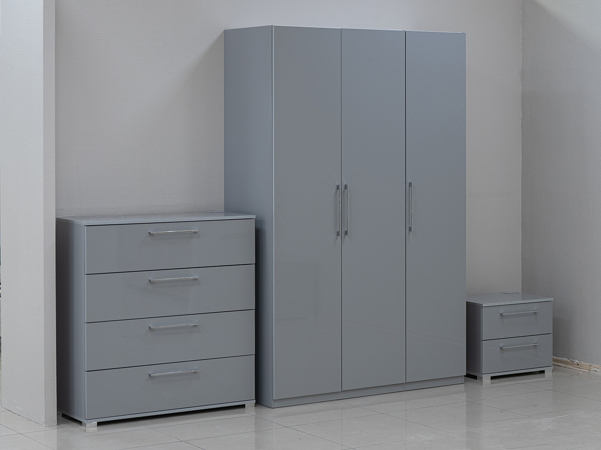 Комод Мегі MG-64 Комод 4шх глянець сірий шиншила - фото 3