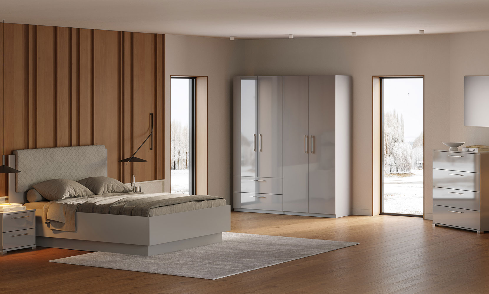 Комод Мегі MG-64 Комод 4шх глянець сірий шиншила - фото 4