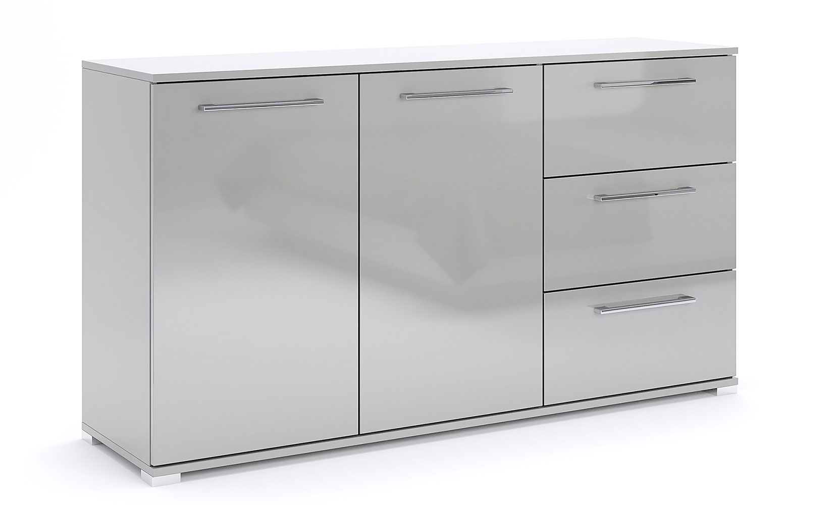 Комод Мегі MG-62 Комод 2дв 3шх глянець сірий шиншила - фото 1