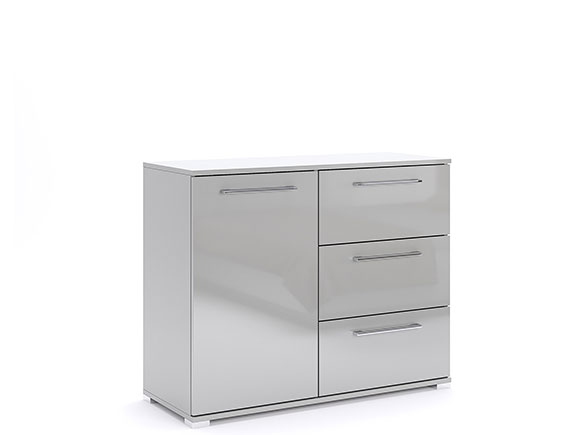 Комод Мегі MG-61 Комод 1дв 3шх глянець сірий шиншила