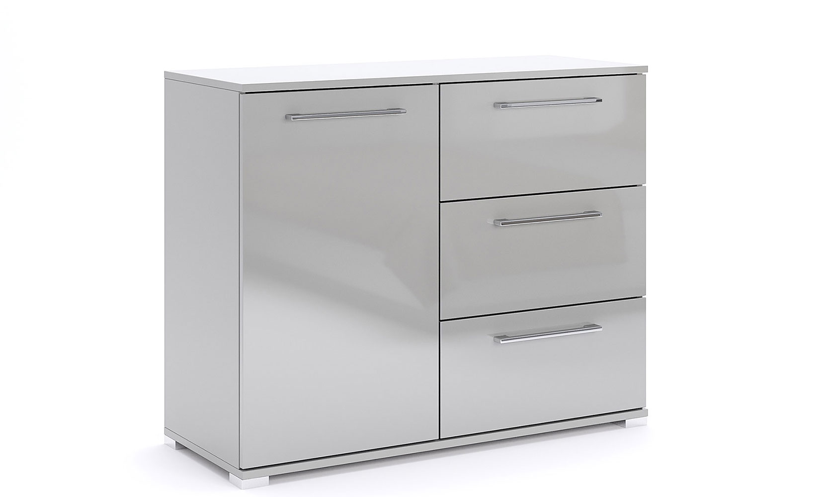 Комод Мегі MG-61 Комод 1дв 3шх глянець сірий шиншила - фото 1