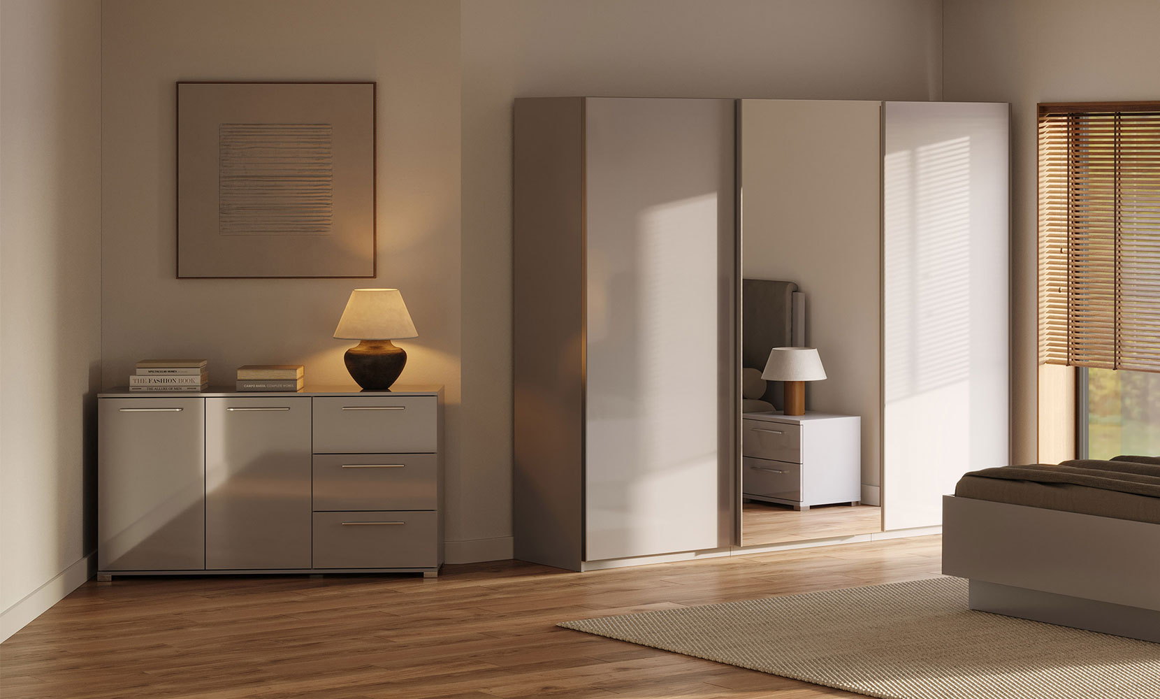 Комод Мегі MG-66 Комод 6шх глянець сірий шиншила - фото 5