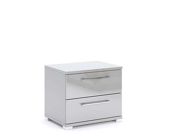 Приліжкова тумба Мегі MG-52 Приліжкова тумба 2шх глянець сірий шиншила