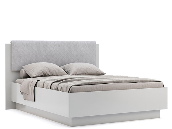 Ліжко Мегі MG-48 Ліжко 1,8 Підйомне з каркасом глянець сірий шиншила