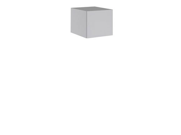 Шафа у спальню Мегі MG-01 Антресоль 1дв глянець сірий шиншила