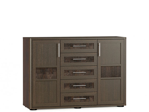 Комод Токіо комод 2д+5ш венге