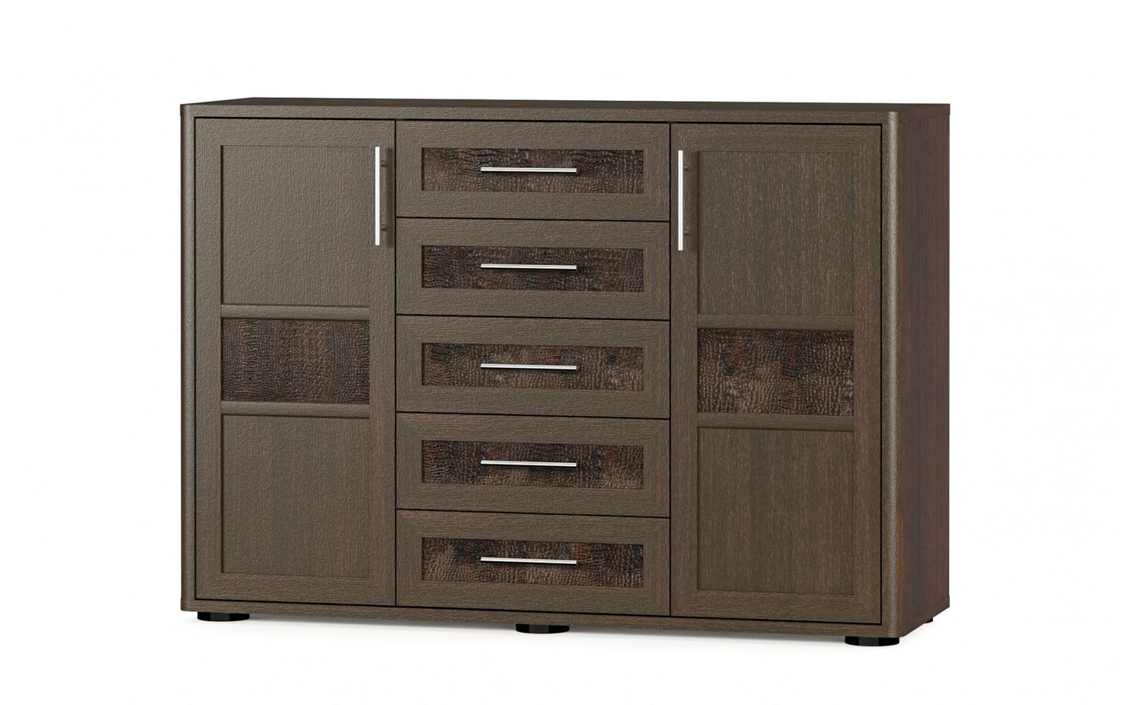 Комод Токіо комод 2д+5ш венге - фото 1