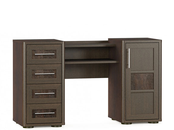 Туалетний столик Токіо туалетка 1д+4ш венге