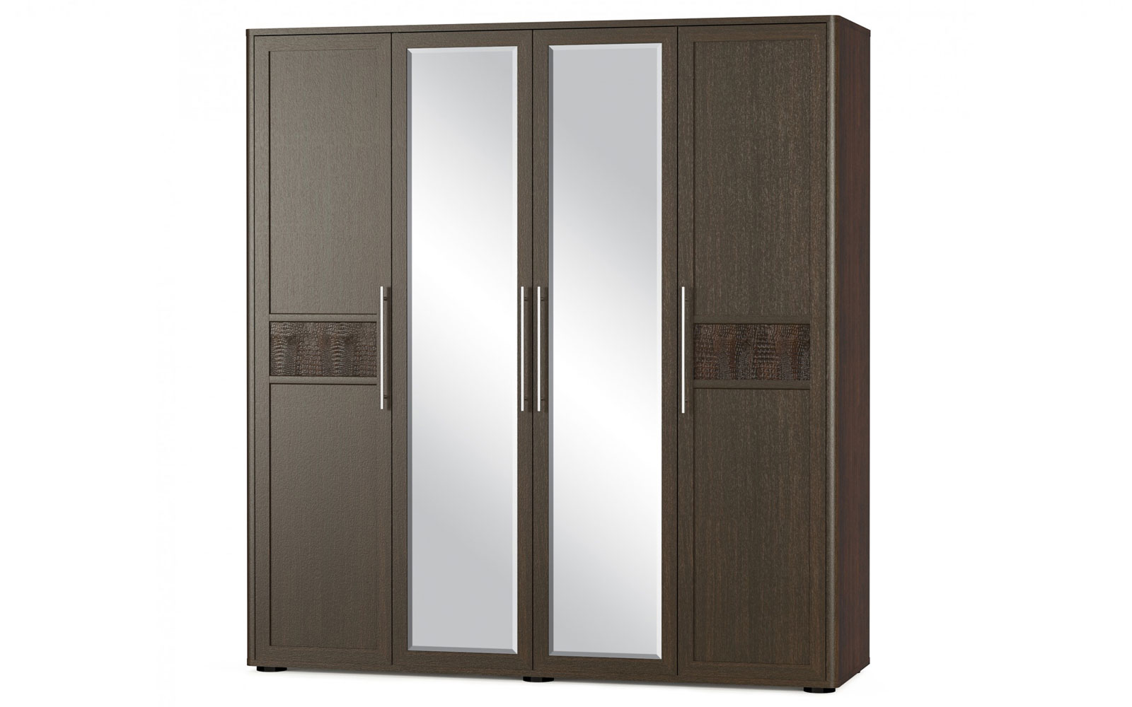 Шафа у спальню Токіо шафа 4дв (без дзеркал) венге - фото 1