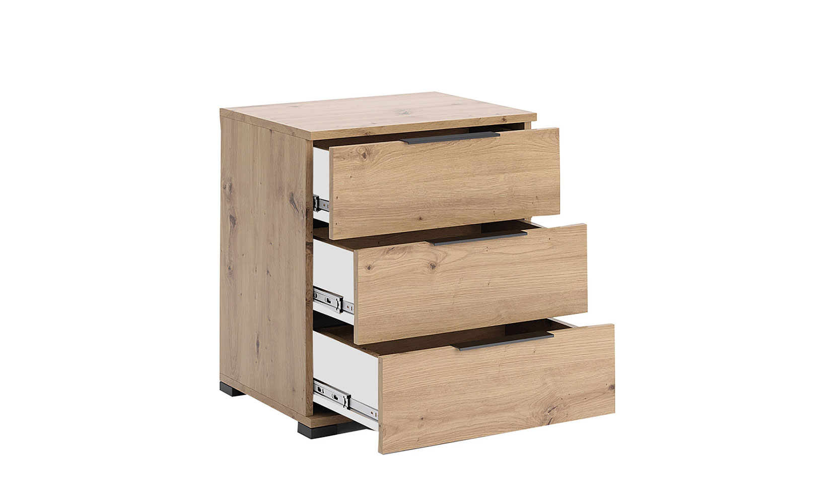 Приліжкова тумба Тедді TD-53 Приліжкова тумба 3шх дуб артізан - фото 2