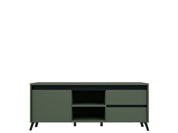 Тумба ТВ Лаундж 001 тумба RTV 1K2So Зелений димчастий / Чорний Тумба ТВ Лаундж 001 тумба RTV 1K2So Зелений димчастий / Чорний