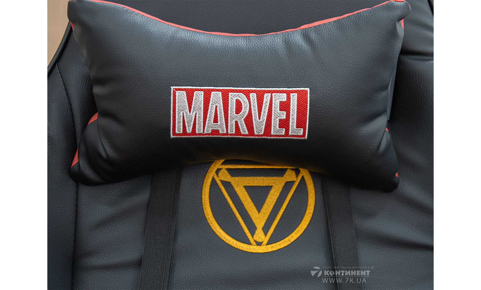Офісне крісло Крісло геймерське Марвел чорно-червоний - фото 8