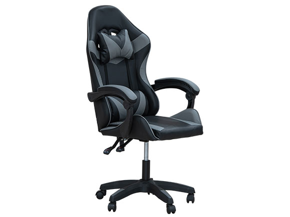 Стілець офісний Слім чорно-сірий