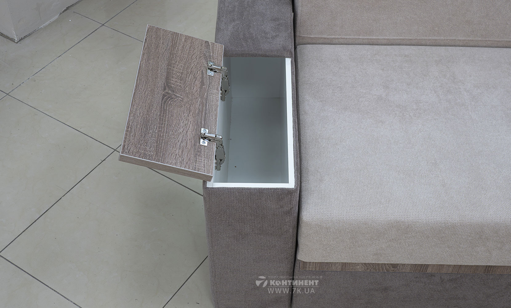 Прямий диван Браун в тканині 0 категорії - фото 5