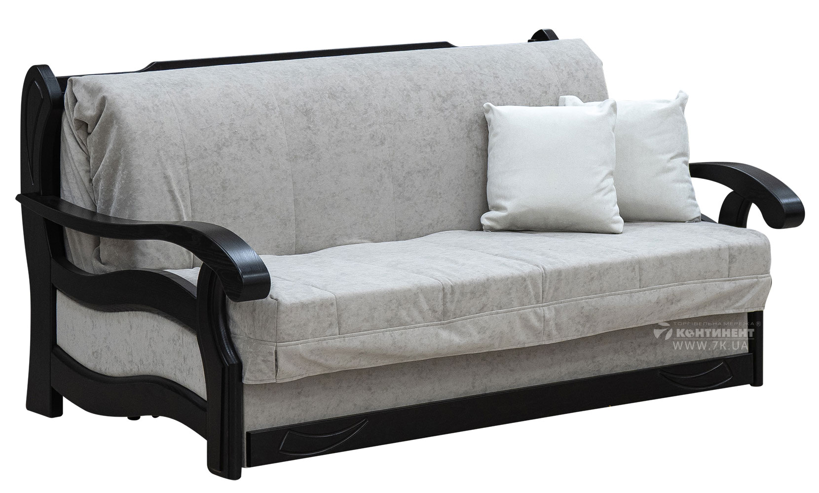 Прямий диван Валенсія 1,6 з коробом в тканині 0 категорії - фото 1