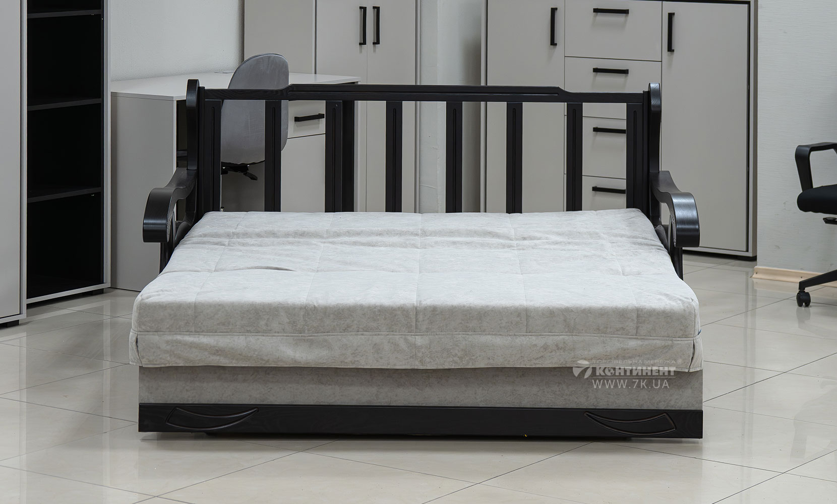 Прямий диван Валенсія 1,6 з коробом в тканині 0 категорії - фото 3