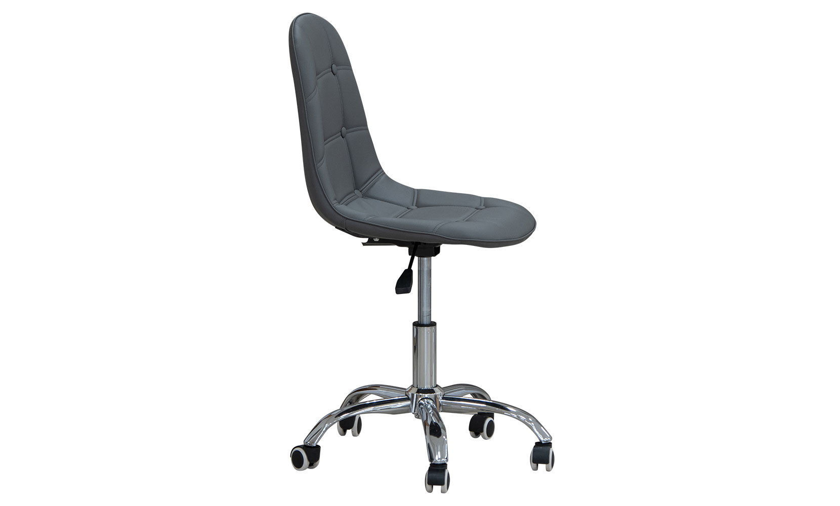 Офісне крісло Стілець комп'ютерний Марсель (шкірзам) сірий - фото 3