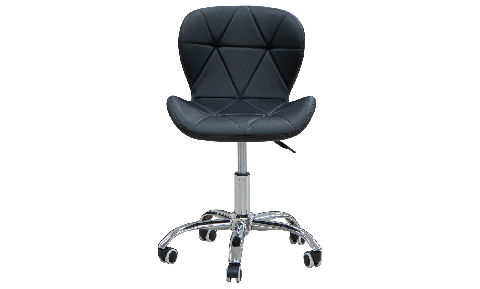 Офісне крісло Стілець комп'ютерний Роккі (шкірзам) чорний - фото 2