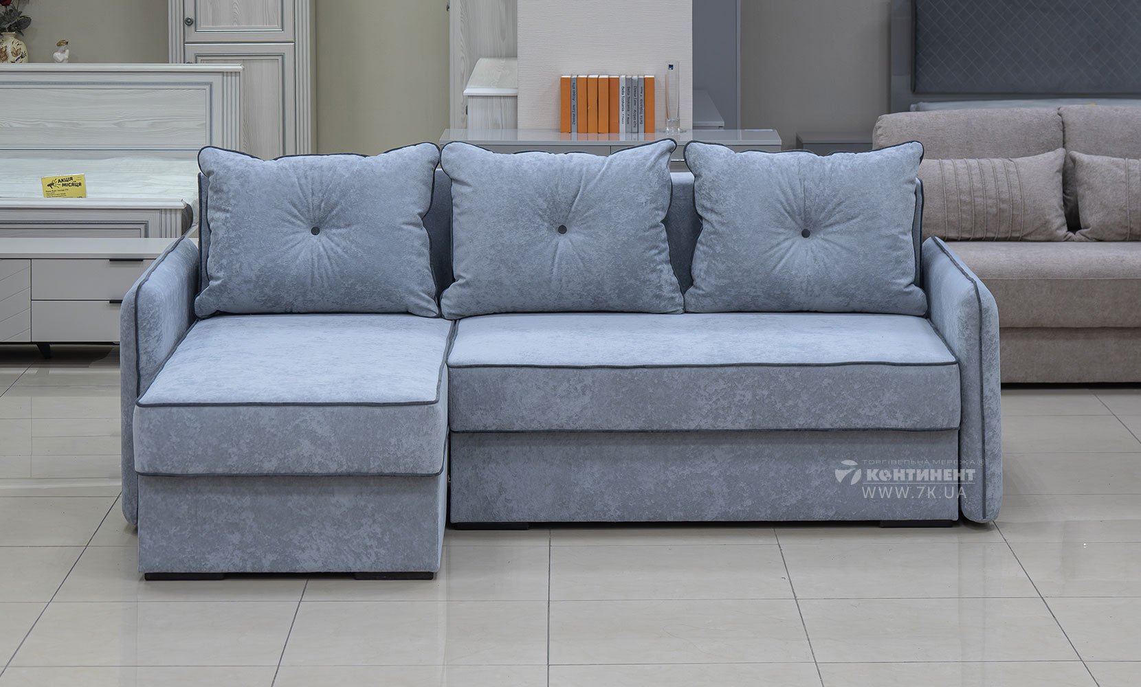 Кутовий диван Верона в тканині 0 категорії - фото 3