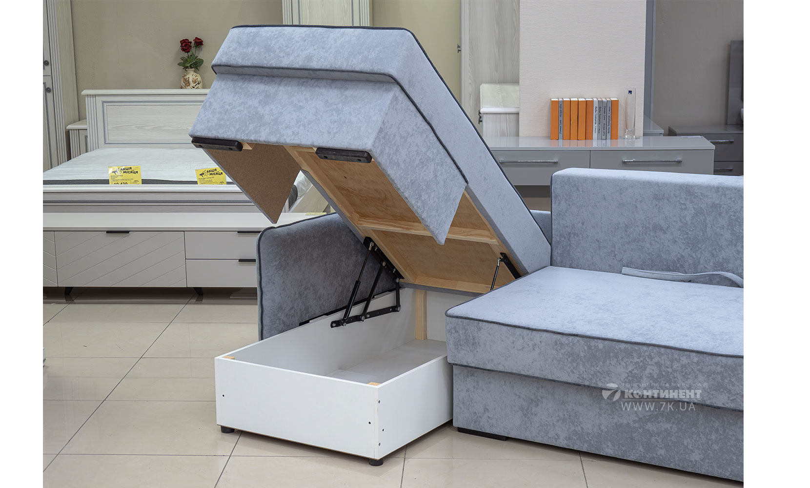 Кутовий диван Верона в тканині 0 категорії - фото 6