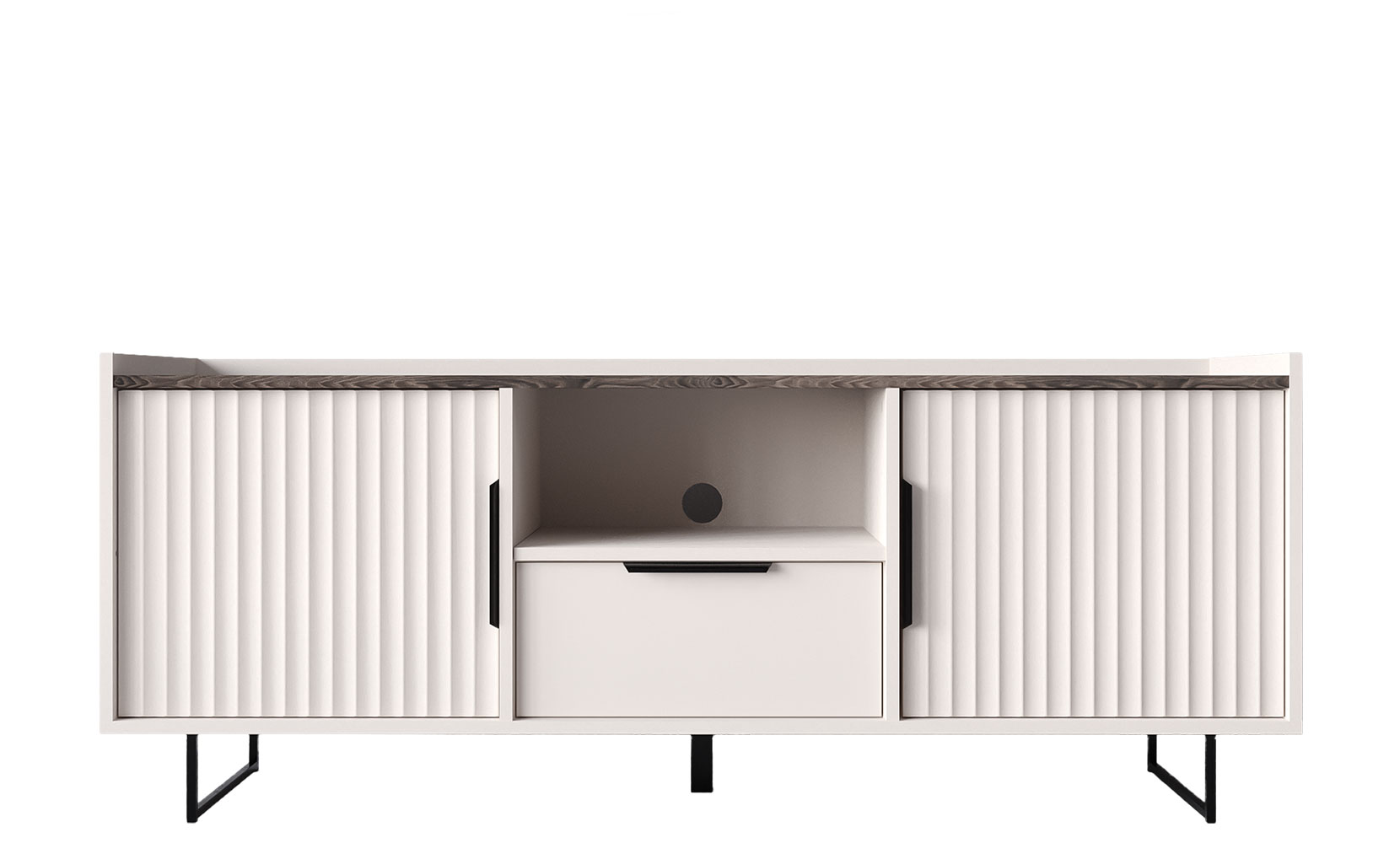 Тумба ТВ Фреско 002 Тумба RTV 2D1S кашемір/каштан арвадонна мінк - фото 1