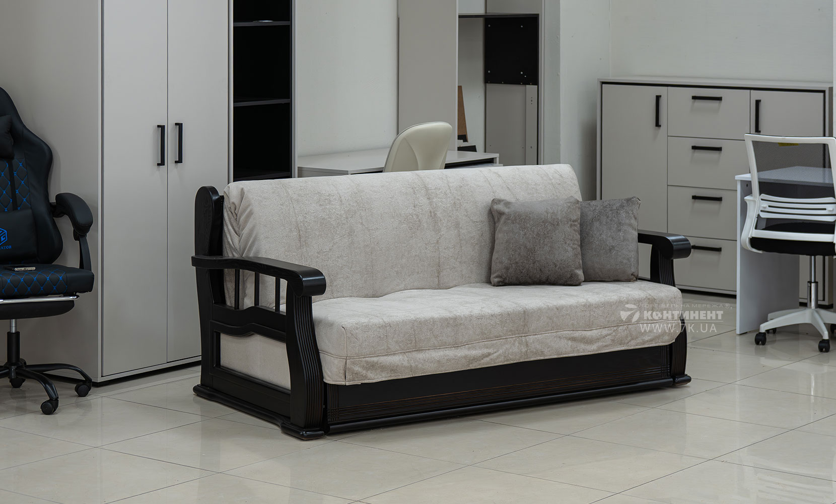 Прямий диван Цезар 1,6м в тканині 0 категорії - фото 2