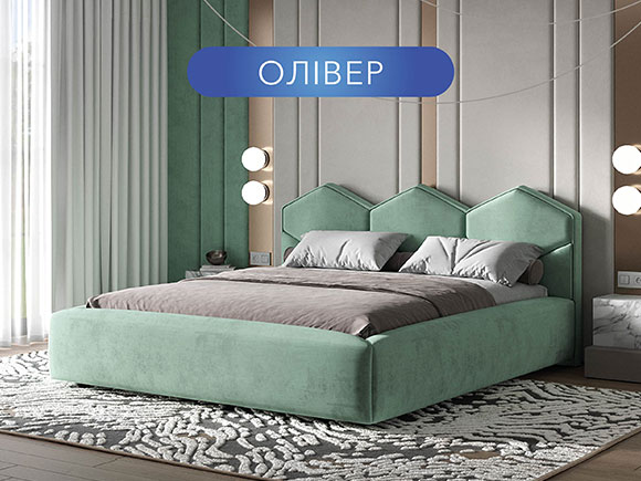 Олівер 160*200 з підйом.механізмом, б/м в тканині 1кат