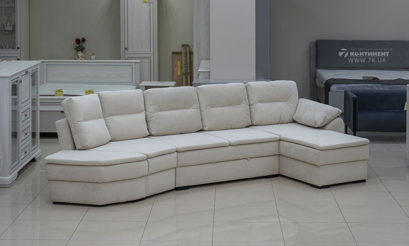 Кутовий диван Міленіум-3 ПР(Г) rene/01 - фото 2