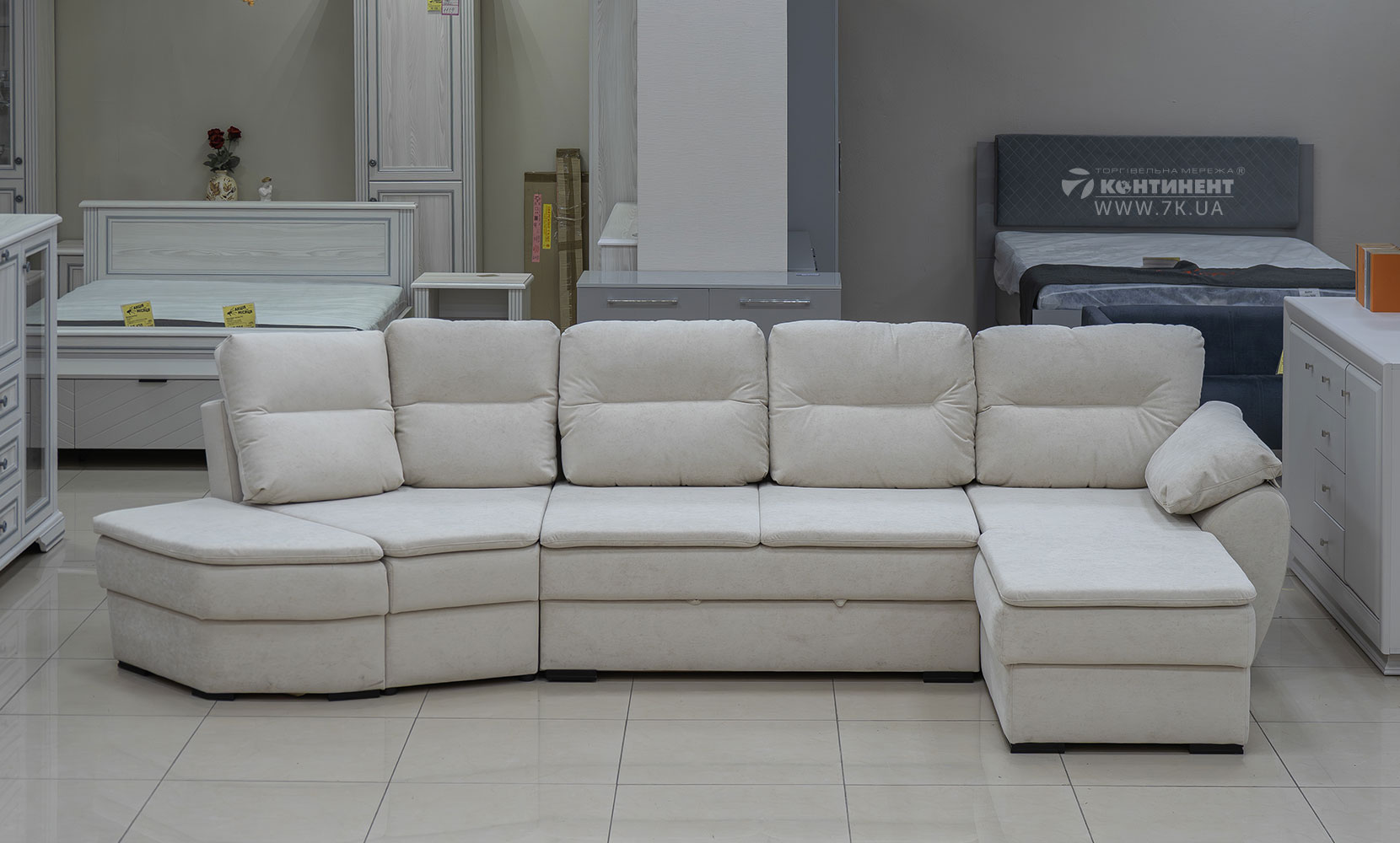 Кутовий диван Міленіум-3 ПР(Г) rene/01 - фото 4