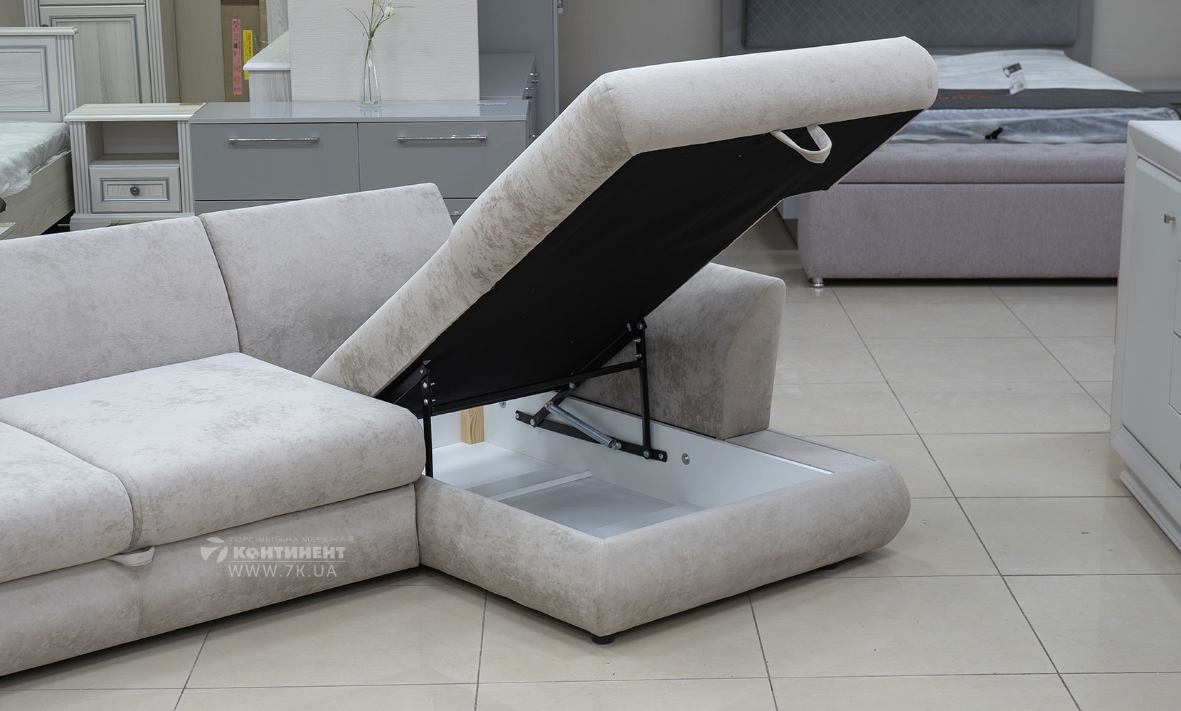 Кутовий диван Флоренція ПР(Г) king 2 beige - фото 4