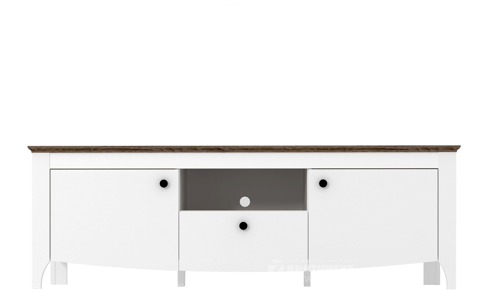 Тумба ТВ Каріна тумба RTV 2D1S німфея альба/дуб сонома трюфель - фото 1